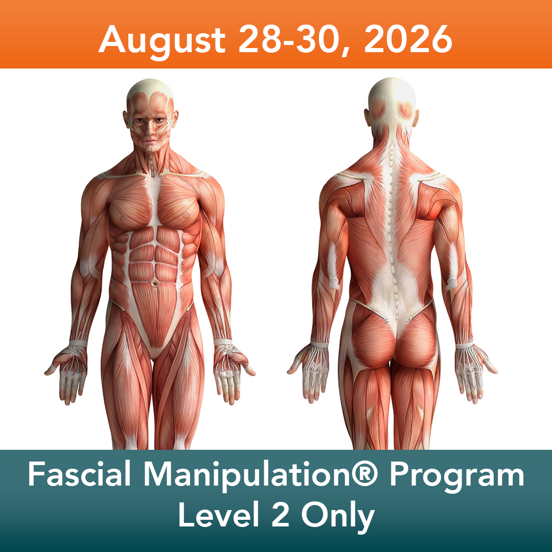 Fascial Manipulation® Level 2 – August 28-30, 2026
